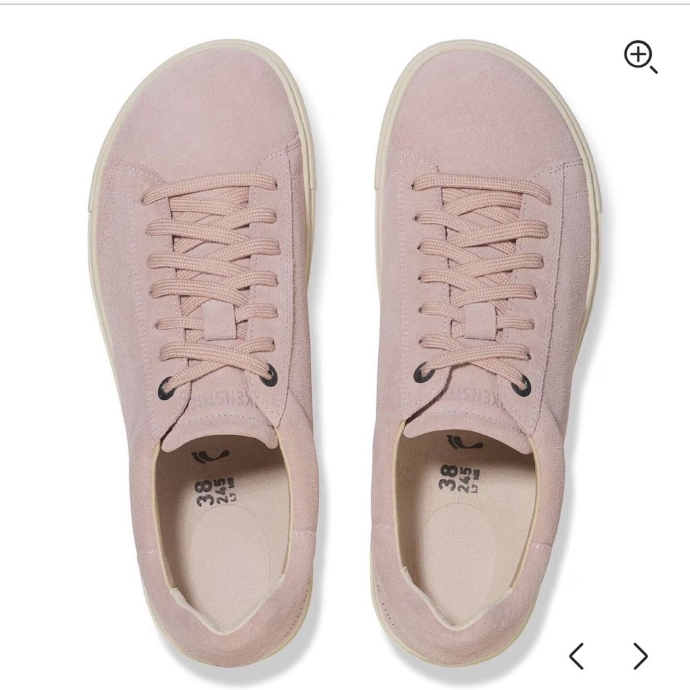 Birkenstock Bend Low Light Rose Suede Sneakers. Size 40. New in Box! - Picture 2 of 9